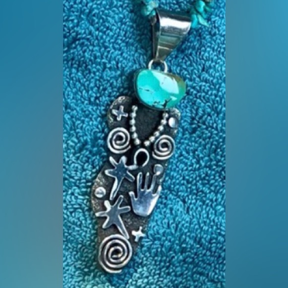 Alex Sanchez Navajo                              necklace ( signed  )❤️ - Picture 10 of 11